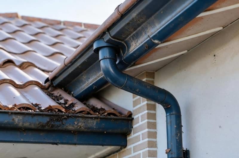 Gutter-Cleaning before